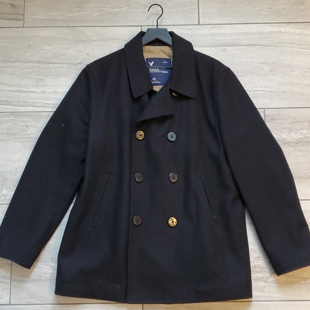 Mens peacoat